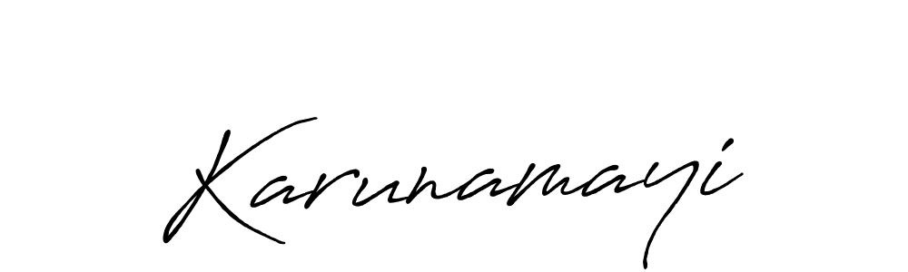 You can use this online signature creator to create a handwritten signature for the name Karunamayi. This is the best online autograph maker. Karunamayi signature style 7 images and pictures png