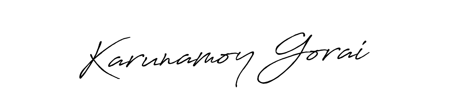 The best way (Antro_Vectra_Bolder) to make a short signature is to pick only two or three words in your name. The name Karunamoy Gorai include a total of six letters. For converting this name. Karunamoy Gorai signature style 7 images and pictures png