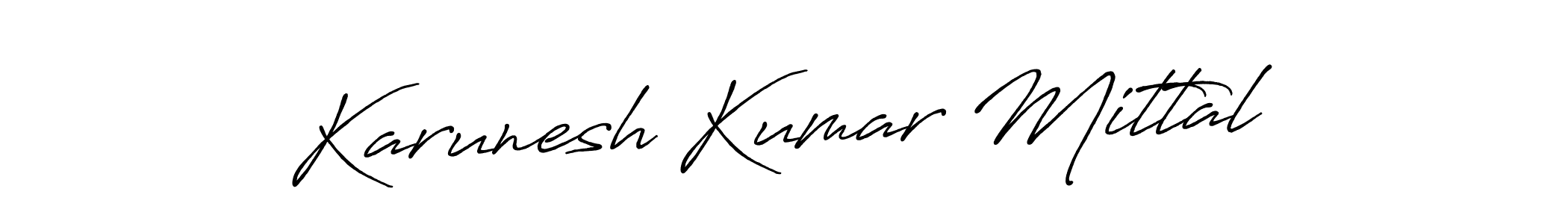 Also we have Karunesh Kumar Mittal name is the best signature style. Create professional handwritten signature collection using Antro_Vectra_Bolder autograph style. Karunesh Kumar Mittal signature style 7 images and pictures png