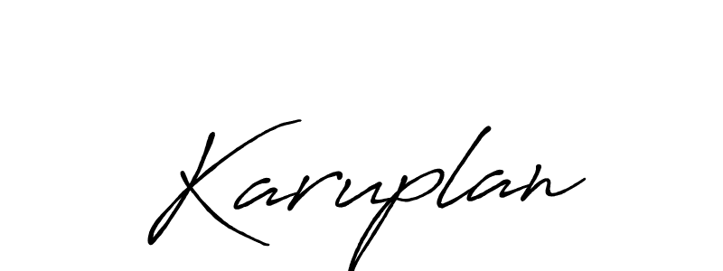 Here are the top 10 professional signature styles for the name Karuplan. These are the best autograph styles you can use for your name. Karuplan signature style 7 images and pictures png