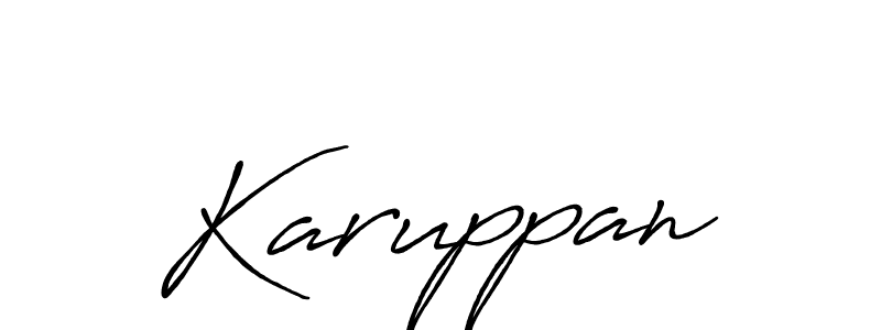 The best way (Antro_Vectra_Bolder) to make a short signature is to pick only two or three words in your name. The name Karuppan include a total of six letters. For converting this name. Karuppan signature style 7 images and pictures png
