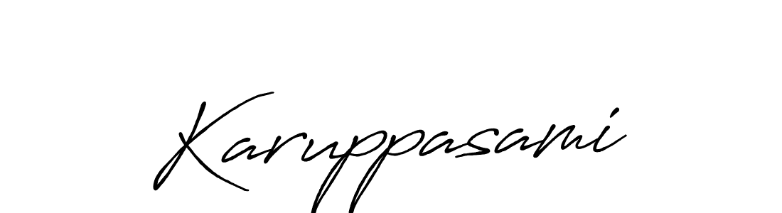 Design your own signature with our free online signature maker. With this signature software, you can create a handwritten (Antro_Vectra_Bolder) signature for name Karuppasami. Karuppasami signature style 7 images and pictures png