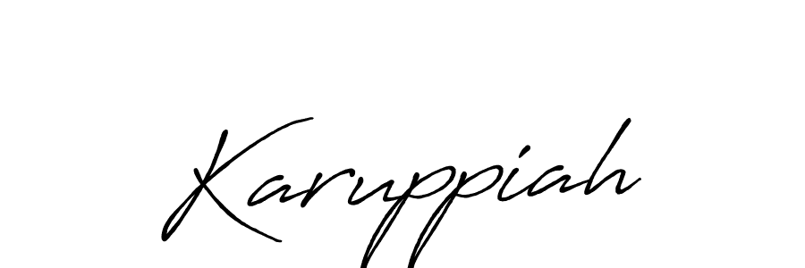 The best way (Antro_Vectra_Bolder) to make a short signature is to pick only two or three words in your name. The name Karuppiah include a total of six letters. For converting this name. Karuppiah signature style 7 images and pictures png