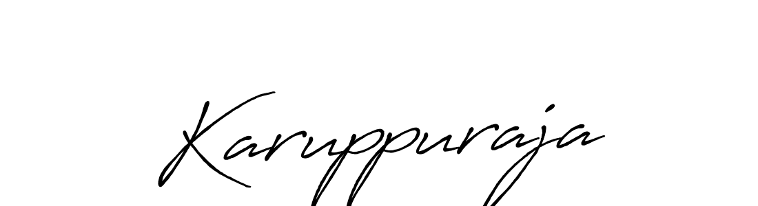 Once you've used our free online signature maker to create your best signature Antro_Vectra_Bolder style, it's time to enjoy all of the benefits that Karuppuraja name signing documents. Karuppuraja signature style 7 images and pictures png