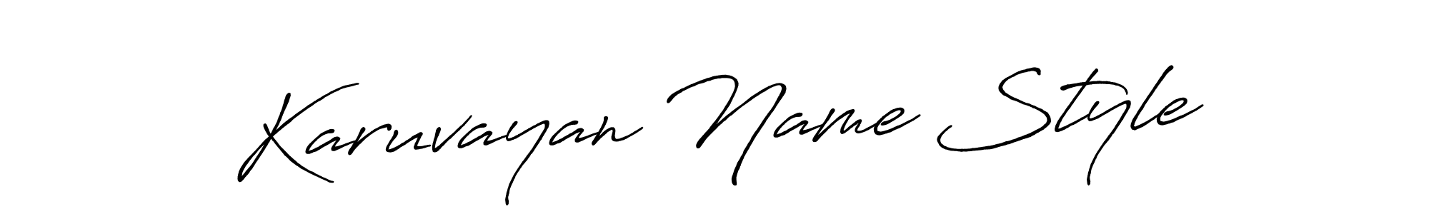 Make a beautiful signature design for name Karuvayan Name Style. Use this online signature maker to create a handwritten signature for free. Karuvayan Name Style signature style 7 images and pictures png