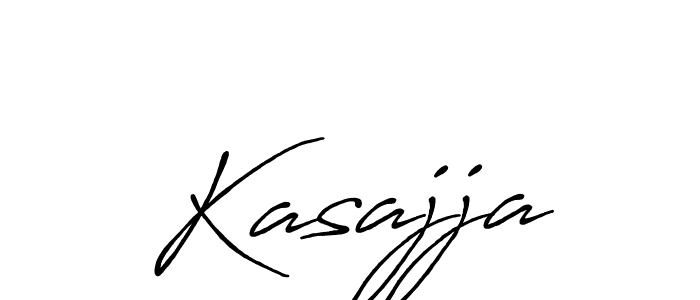 How to make Kasajja name signature. Use Antro_Vectra_Bolder style for creating short signs online. This is the latest handwritten sign. Kasajja signature style 7 images and pictures png