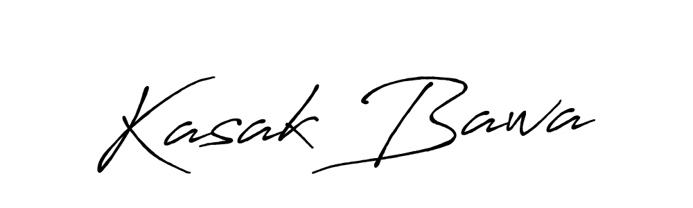 Make a beautiful signature design for name Kasak Bawa. With this signature (Antro_Vectra_Bolder) style, you can create a handwritten signature for free. Kasak Bawa signature style 7 images and pictures png