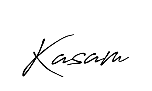 Use a signature maker to create a handwritten signature online. With this signature software, you can design (Antro_Vectra_Bolder) your own signature for name Kasam. Kasam signature style 7 images and pictures png