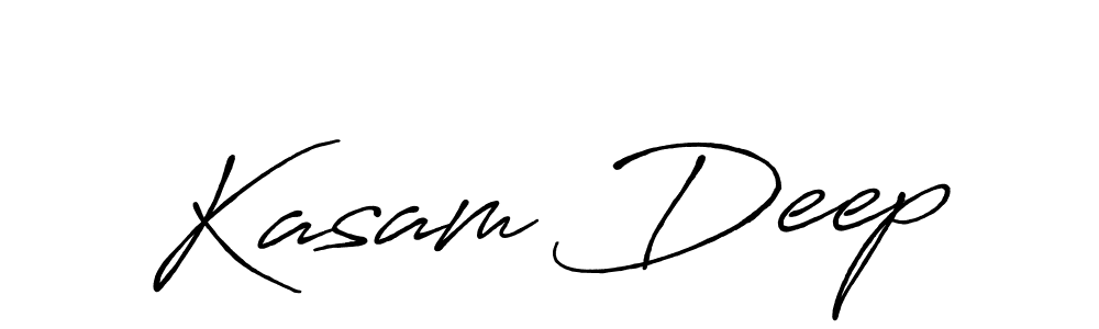 Here are the top 10 professional signature styles for the name Kasam Deep. These are the best autograph styles you can use for your name. Kasam Deep signature style 7 images and pictures png