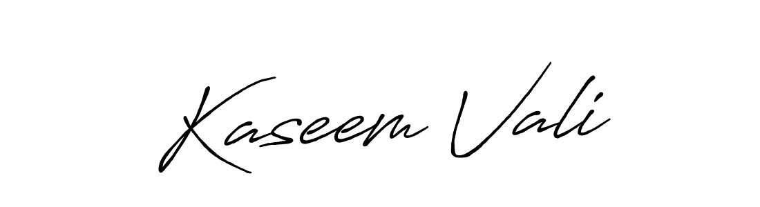 Kaseem Vali stylish signature style. Best Handwritten Sign (Antro_Vectra_Bolder) for my name. Handwritten Signature Collection Ideas for my name Kaseem Vali. Kaseem Vali signature style 7 images and pictures png