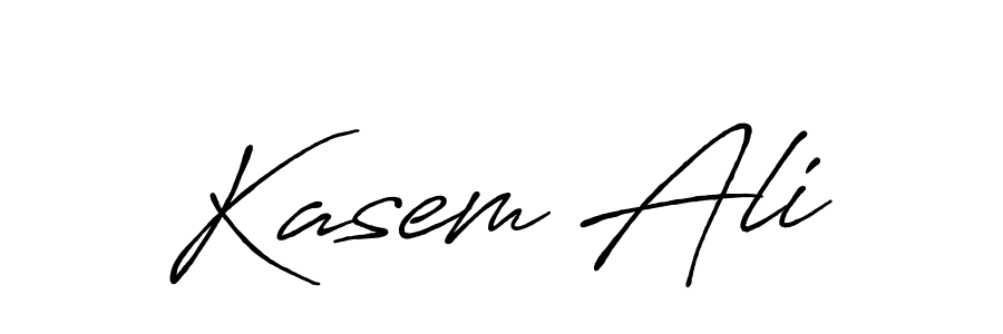 Design your own signature with our free online signature maker. With this signature software, you can create a handwritten (Antro_Vectra_Bolder) signature for name Kasem Ali. Kasem Ali signature style 7 images and pictures png