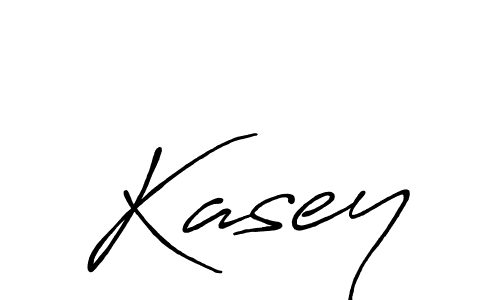 Create a beautiful signature design for name Kasey. With this signature (Antro_Vectra_Bolder) fonts, you can make a handwritten signature for free. Kasey signature style 7 images and pictures png