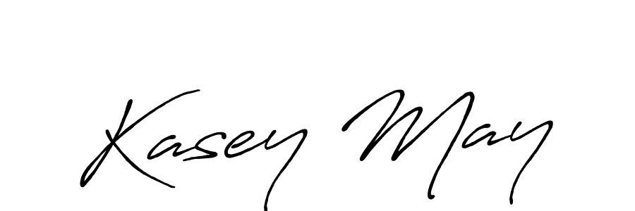 How to make Kasey May signature? Antro_Vectra_Bolder is a professional autograph style. Create handwritten signature for Kasey May name. Kasey May signature style 7 images and pictures png