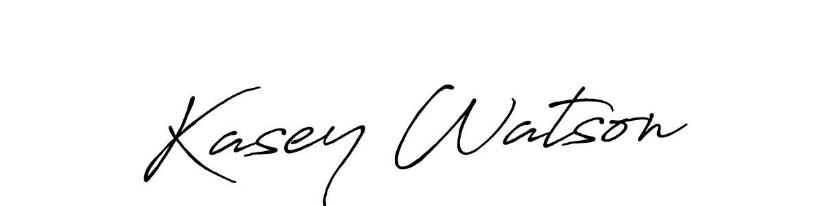 You should practise on your own different ways (Antro_Vectra_Bolder) to write your name (Kasey Watson) in signature. don't let someone else do it for you. Kasey Watson signature style 7 images and pictures png