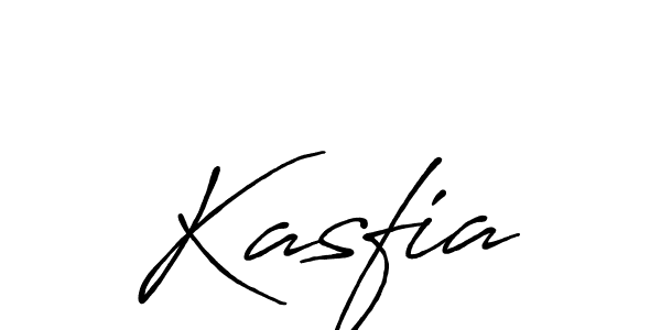 How to make Kasfia name signature. Use Antro_Vectra_Bolder style for creating short signs online. This is the latest handwritten sign. Kasfia signature style 7 images and pictures png