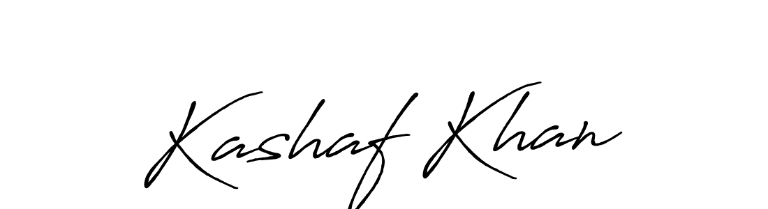 Create a beautiful signature design for name Kashaf Khan. With this signature (Antro_Vectra_Bolder) fonts, you can make a handwritten signature for free. Kashaf Khan signature style 7 images and pictures png