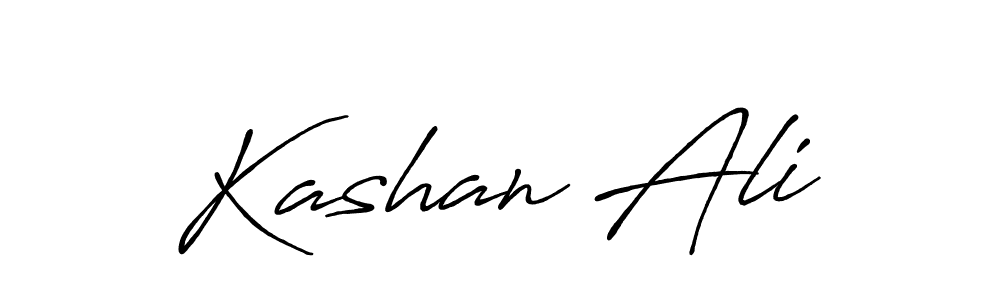 Use a signature maker to create a handwritten signature online. With this signature software, you can design (Antro_Vectra_Bolder) your own signature for name Kashan Ali. Kashan Ali signature style 7 images and pictures png