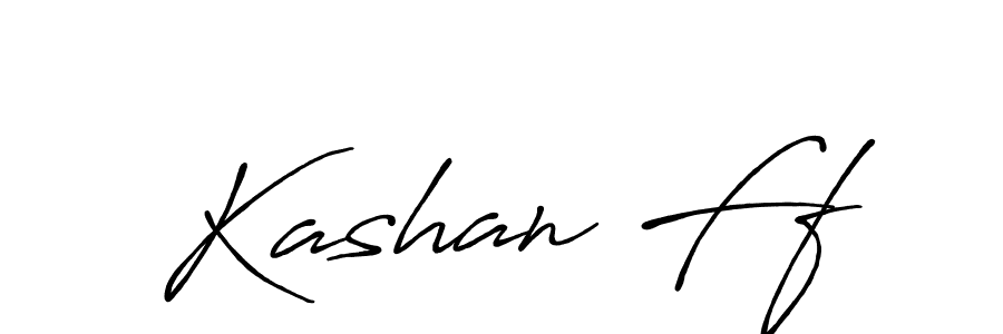 Similarly Antro_Vectra_Bolder is the best handwritten signature design. Signature creator online .You can use it as an online autograph creator for name Kashan Ff. Kashan Ff signature style 7 images and pictures png