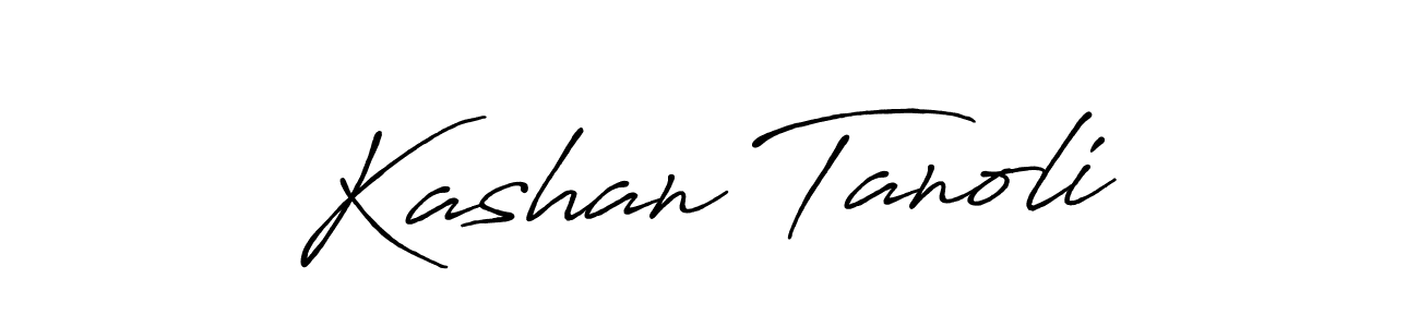 Also we have Kashan Tanoli name is the best signature style. Create professional handwritten signature collection using Antro_Vectra_Bolder autograph style. Kashan Tanoli signature style 7 images and pictures png