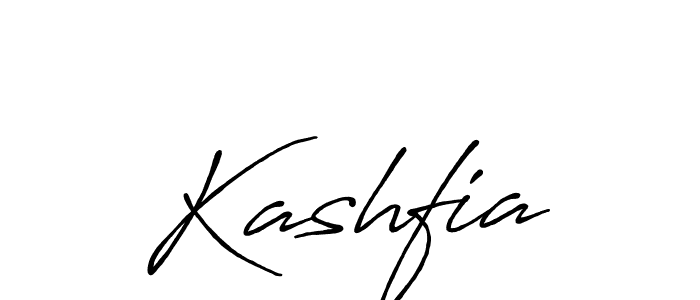 Make a beautiful signature design for name Kashfia. With this signature (Antro_Vectra_Bolder) style, you can create a handwritten signature for free. Kashfia signature style 7 images and pictures png