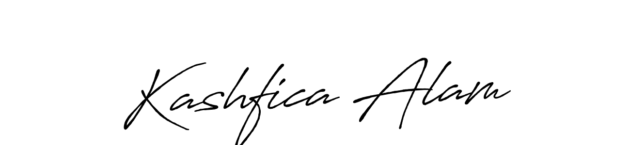 Design your own signature with our free online signature maker. With this signature software, you can create a handwritten (Antro_Vectra_Bolder) signature for name Kashfica Alam. Kashfica Alam signature style 7 images and pictures png