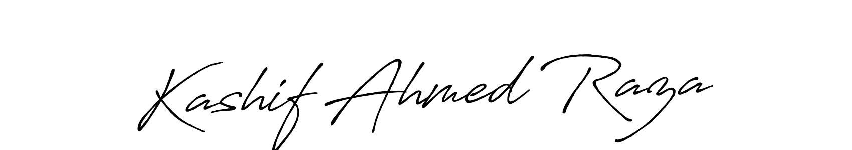 Antro_Vectra_Bolder is a professional signature style that is perfect for those who want to add a touch of class to their signature. It is also a great choice for those who want to make their signature more unique. Get Kashif Ahmed Raza name to fancy signature for free. Kashif Ahmed Raza signature style 7 images and pictures png