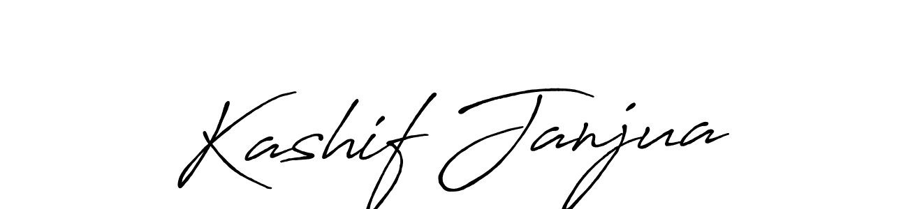 Also we have Kashif Janjua name is the best signature style. Create professional handwritten signature collection using Antro_Vectra_Bolder autograph style. Kashif Janjua signature style 7 images and pictures png