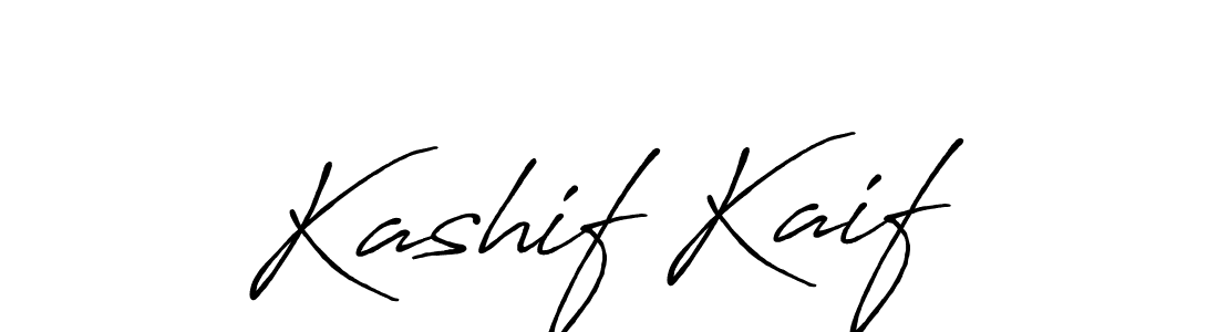 Also we have Kashif Kaif name is the best signature style. Create professional handwritten signature collection using Antro_Vectra_Bolder autograph style. Kashif Kaif signature style 7 images and pictures png