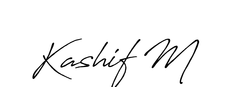 This is the best signature style for the Kashif M name. Also you like these signature font (Antro_Vectra_Bolder). Mix name signature. Kashif M signature style 7 images and pictures png