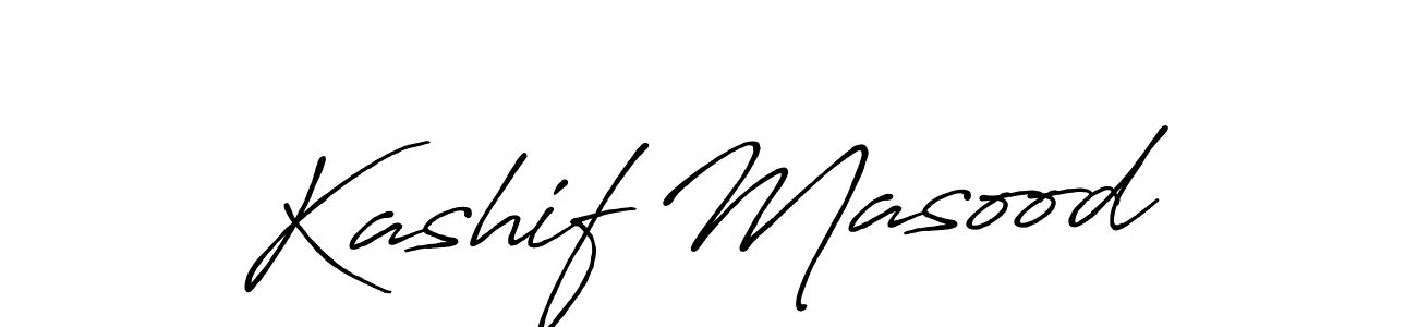 The best way (Antro_Vectra_Bolder) to make a short signature is to pick only two or three words in your name. The name Kashif Masood include a total of six letters. For converting this name. Kashif Masood signature style 7 images and pictures png