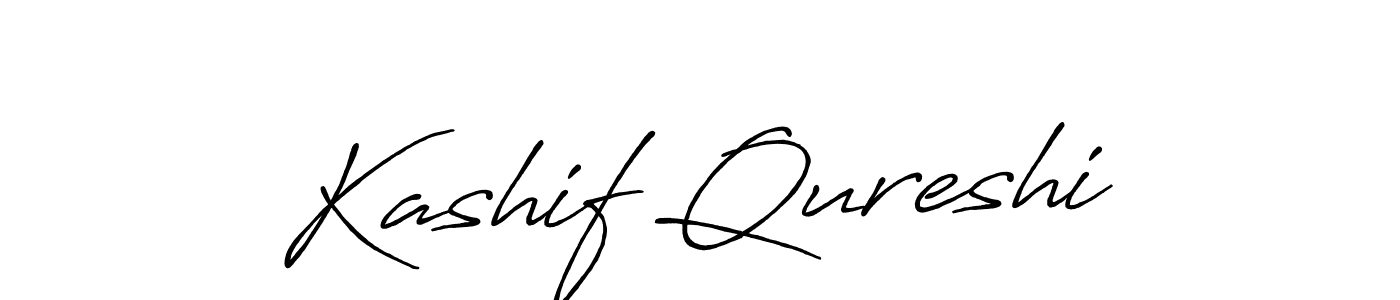 Kashif Qureshi stylish signature style. Best Handwritten Sign (Antro_Vectra_Bolder) for my name. Handwritten Signature Collection Ideas for my name Kashif Qureshi. Kashif Qureshi signature style 7 images and pictures png