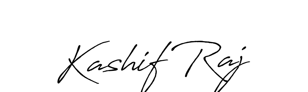 Design your own signature with our free online signature maker. With this signature software, you can create a handwritten (Antro_Vectra_Bolder) signature for name Kashif Raj. Kashif Raj signature style 7 images and pictures png