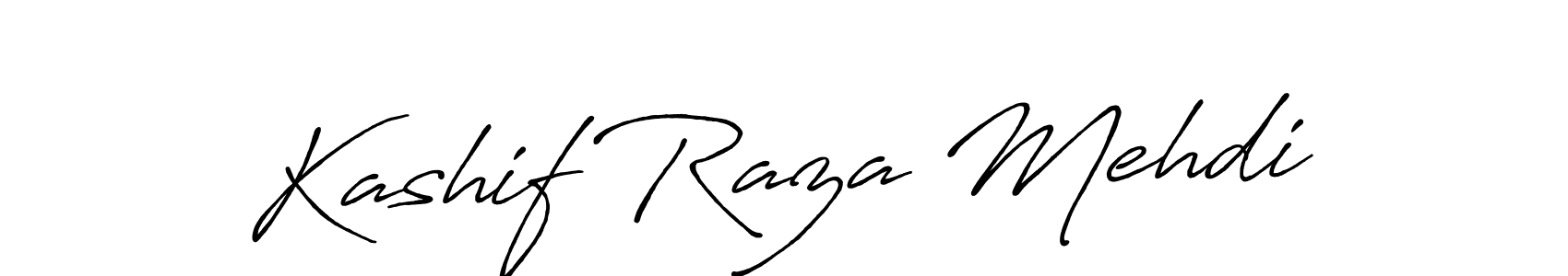 You should practise on your own different ways (Antro_Vectra_Bolder) to write your name (Kashif Raza Mehdi) in signature. don't let someone else do it for you. Kashif Raza Mehdi signature style 7 images and pictures png