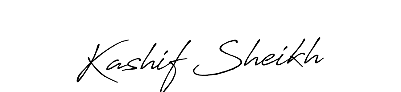 How to make Kashif Sheikh signature? Antro_Vectra_Bolder is a professional autograph style. Create handwritten signature for Kashif Sheikh name. Kashif Sheikh signature style 7 images and pictures png