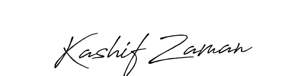 Kashif Zaman stylish signature style. Best Handwritten Sign (Antro_Vectra_Bolder) for my name. Handwritten Signature Collection Ideas for my name Kashif Zaman. Kashif Zaman signature style 7 images and pictures png