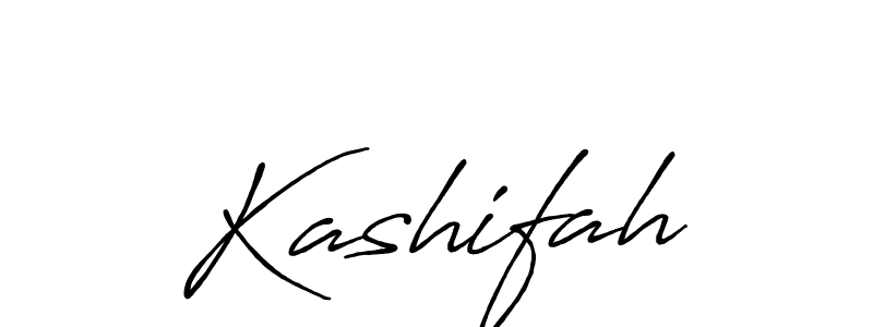 Make a beautiful signature design for name Kashifah. With this signature (Antro_Vectra_Bolder) style, you can create a handwritten signature for free. Kashifah signature style 7 images and pictures png