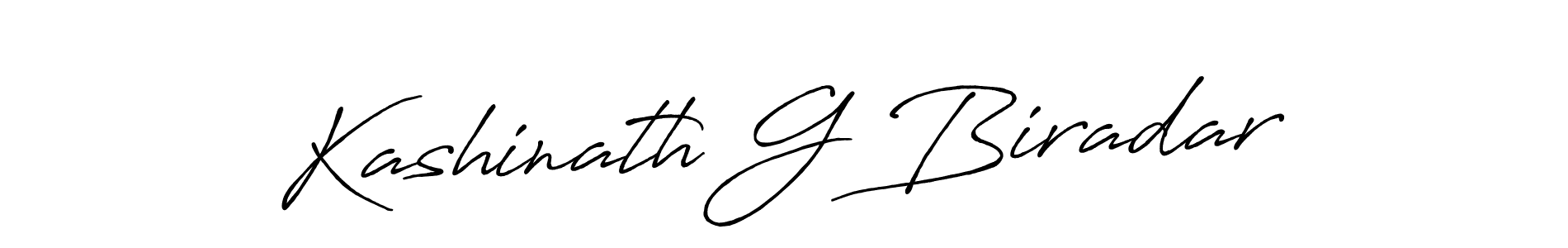 Also we have Kashinath G Biradar name is the best signature style. Create professional handwritten signature collection using Antro_Vectra_Bolder autograph style. Kashinath G Biradar signature style 7 images and pictures png