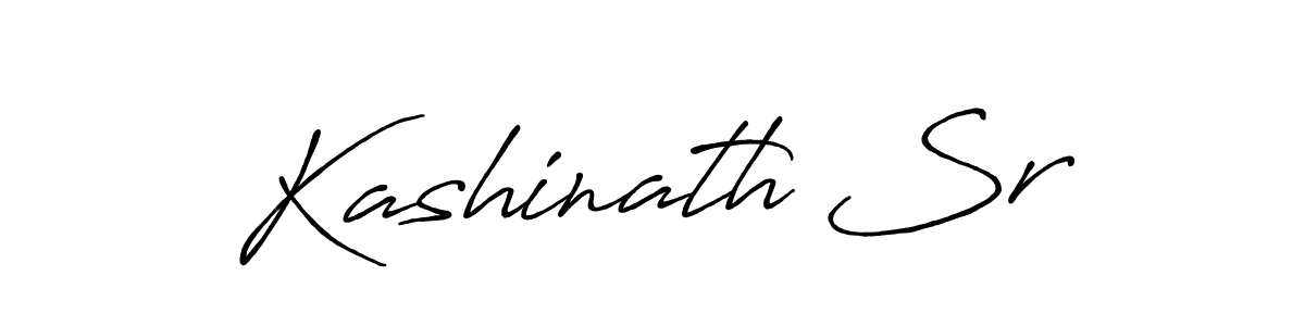 How to make Kashinath Sr name signature. Use Antro_Vectra_Bolder style for creating short signs online. This is the latest handwritten sign. Kashinath Sr signature style 7 images and pictures png