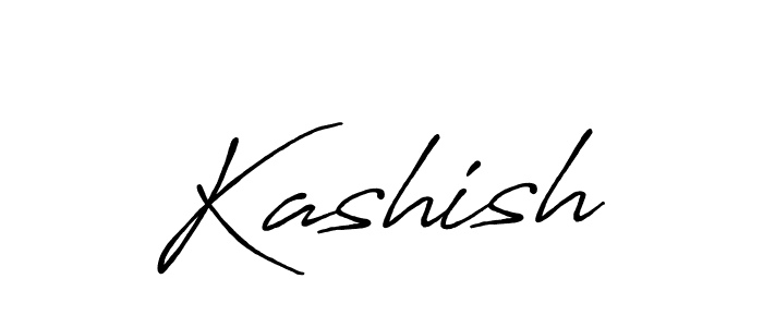 Also we have Kashish name is the best signature style. Create professional handwritten signature collection using Antro_Vectra_Bolder autograph style. Kashish signature style 7 images and pictures png