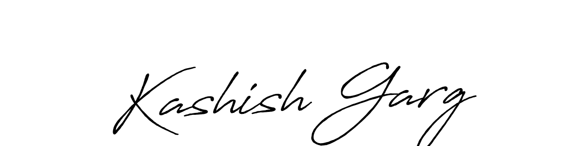 How to make Kashish Garg signature? Antro_Vectra_Bolder is a professional autograph style. Create handwritten signature for Kashish Garg name. Kashish Garg signature style 7 images and pictures png