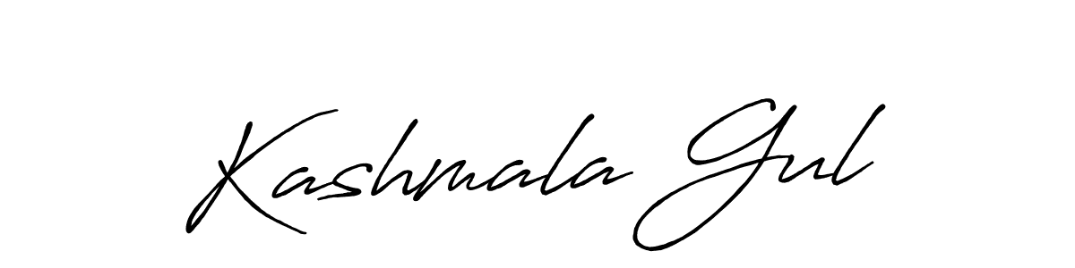 You should practise on your own different ways (Antro_Vectra_Bolder) to write your name (Kashmala Gul) in signature. don't let someone else do it for you. Kashmala Gul signature style 7 images and pictures png
