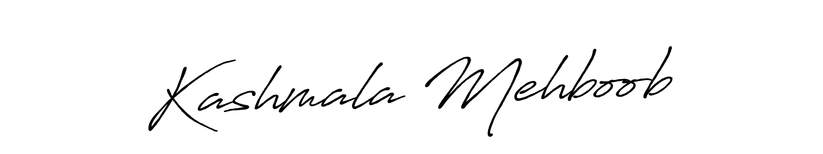 Once you've used our free online signature maker to create your best signature Antro_Vectra_Bolder style, it's time to enjoy all of the benefits that Kashmala Mehboob name signing documents. Kashmala Mehboob signature style 7 images and pictures png