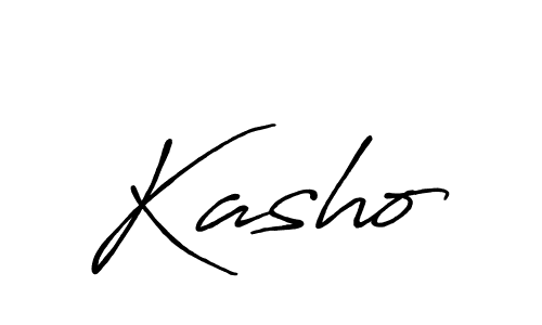 The best way (Antro_Vectra_Bolder) to make a short signature is to pick only two or three words in your name. The name Kasho include a total of six letters. For converting this name. Kasho signature style 7 images and pictures png