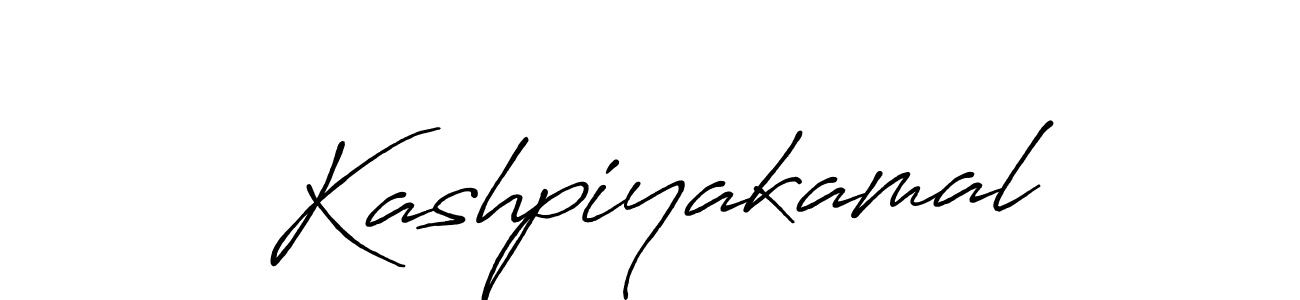 How to make Kashpiyakamal signature? Antro_Vectra_Bolder is a professional autograph style. Create handwritten signature for Kashpiyakamal name. Kashpiyakamal signature style 7 images and pictures png