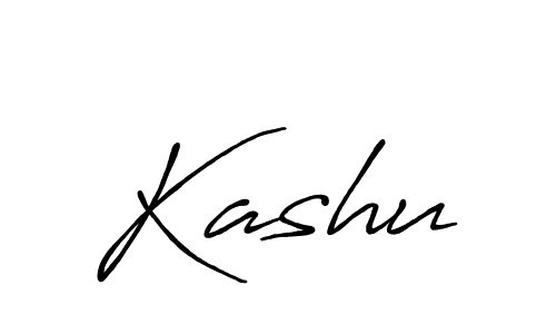 Design your own signature with our free online signature maker. With this signature software, you can create a handwritten (Antro_Vectra_Bolder) signature for name Kashu. Kashu signature style 7 images and pictures png