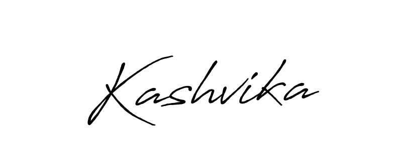 Make a beautiful signature design for name Kashvika. With this signature (Antro_Vectra_Bolder) style, you can create a handwritten signature for free. Kashvika signature style 7 images and pictures png