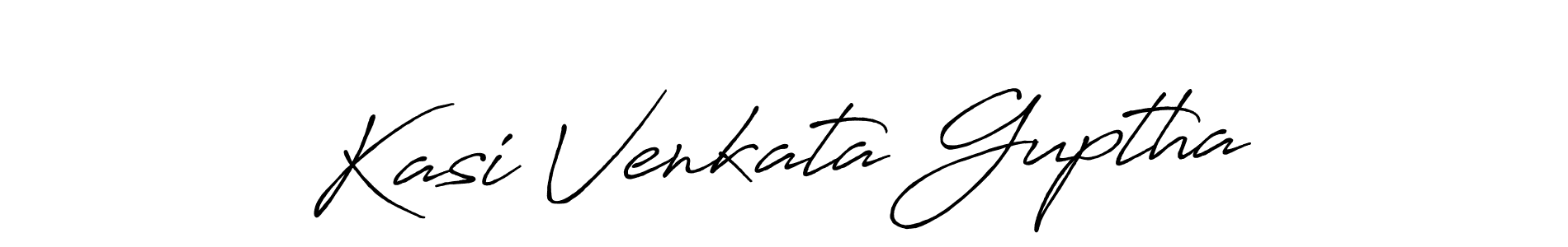 Also we have Kasi Venkata Guptha name is the best signature style. Create professional handwritten signature collection using Antro_Vectra_Bolder autograph style. Kasi Venkata Guptha signature style 7 images and pictures png