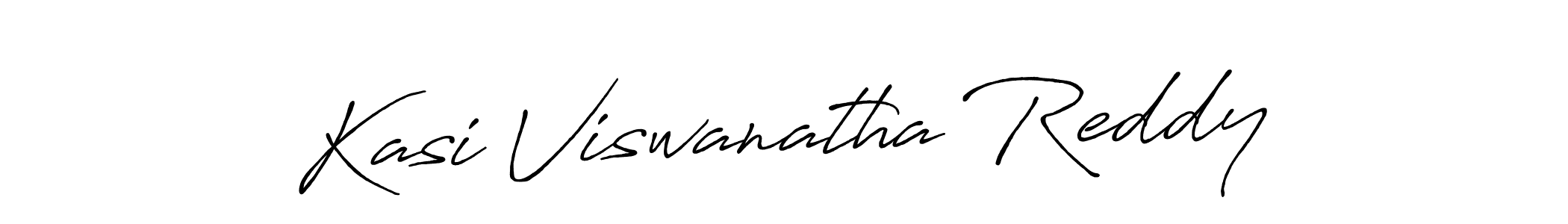 The best way (Antro_Vectra_Bolder) to make a short signature is to pick only two or three words in your name. The name Kasi Viswanatha Reddy include a total of six letters. For converting this name. Kasi Viswanatha Reddy signature style 7 images and pictures png