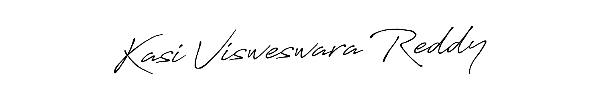 Use a signature maker to create a handwritten signature online. With this signature software, you can design (Antro_Vectra_Bolder) your own signature for name Kasi Visweswara Reddy. Kasi Visweswara Reddy signature style 7 images and pictures png