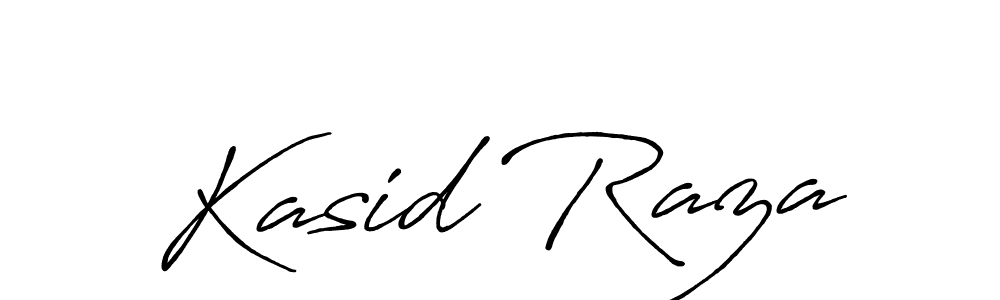 Kasid Raza stylish signature style. Best Handwritten Sign (Antro_Vectra_Bolder) for my name. Handwritten Signature Collection Ideas for my name Kasid Raza. Kasid Raza signature style 7 images and pictures png